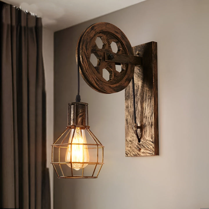 LumenLux Wall Lamp - Elegant Industrial Vintage LED Lighting | Kalsten