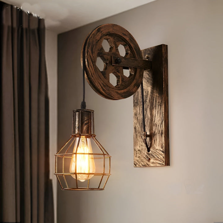 LumenLux Wall Lamp - Elegant Industrial Vintage LED Lighting | Kalsten
