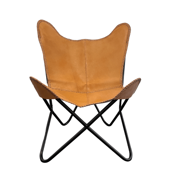Bat chair made of real leather (available in different colors) | Kalsten
