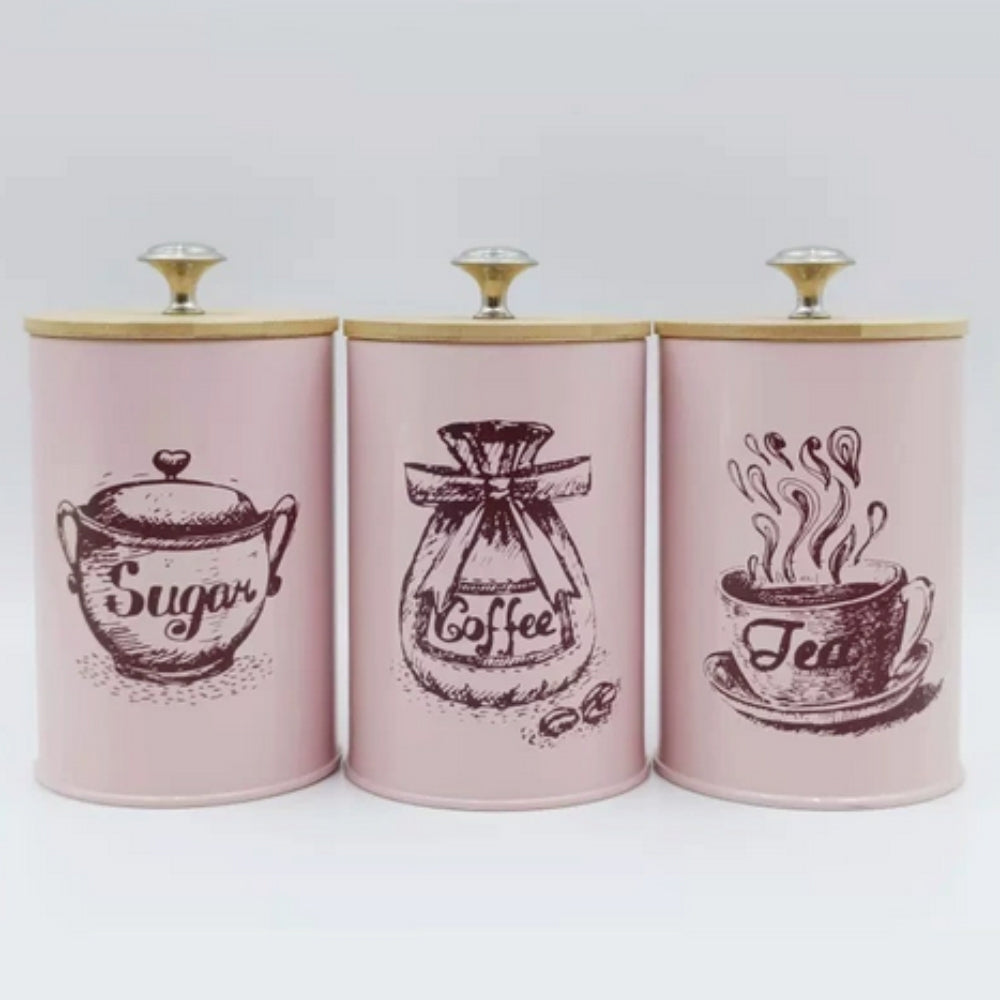 Kalsten | Iron Airtight Storage Canister | 3pcs Set