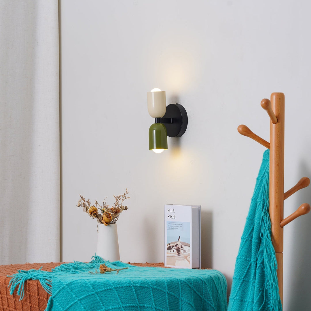Modern Double Glass Wall Lamp Kalsten
