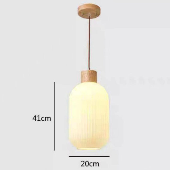 Vintage Lantern Glass Pendant Light | Kalsten