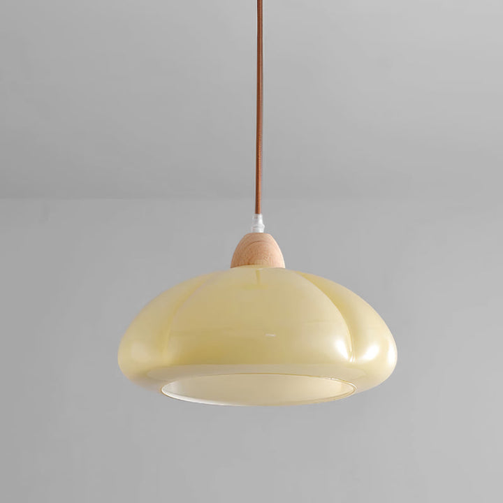 Vintage Glass Pumpkin Pendant Light | Kalsten