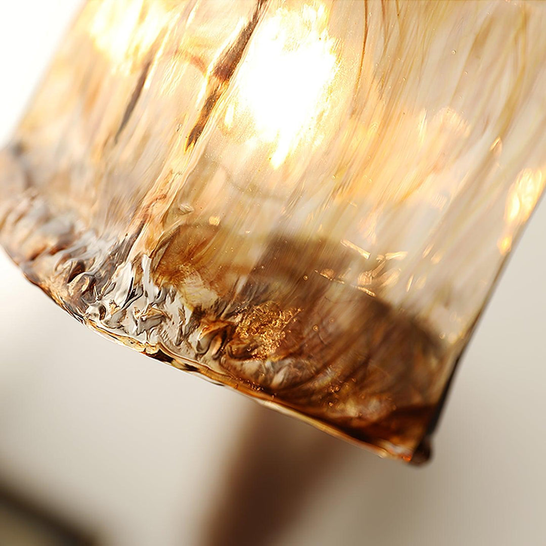 Vintage Brown Glass Droplight Pendant Light | Kalsten