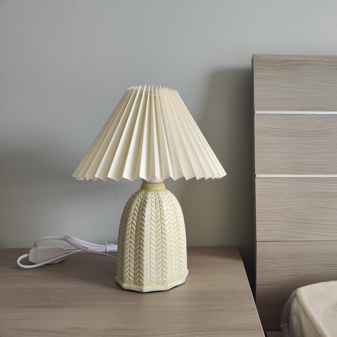 Vintage Pleated Desk lamp Table Lamp | Kalsten