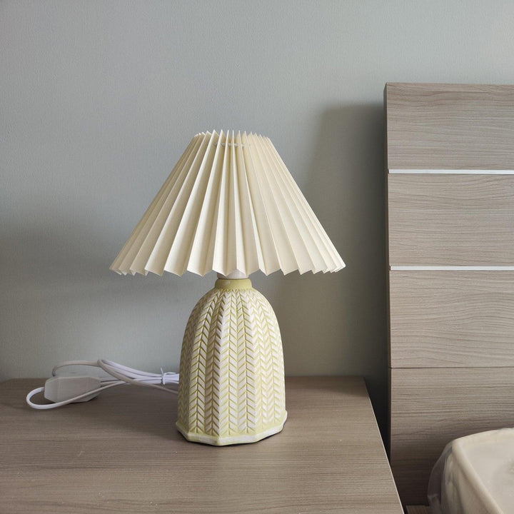 Vintage Pleated Desk lamp Table Lamp | Kalsten