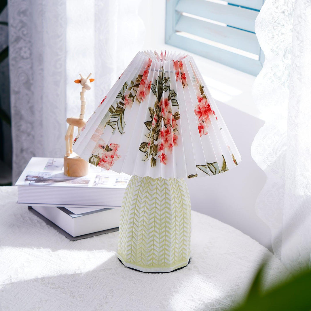 Vintage Pleated Desk lamp Table Lamp | Kalsten