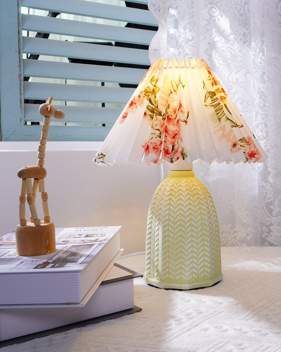 Vintage Pleated Desk lamp Table Lamp | Kalsten