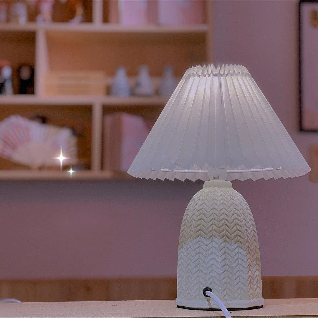 Vintage Pleated Desk lamp Table Lamp | Kalsten