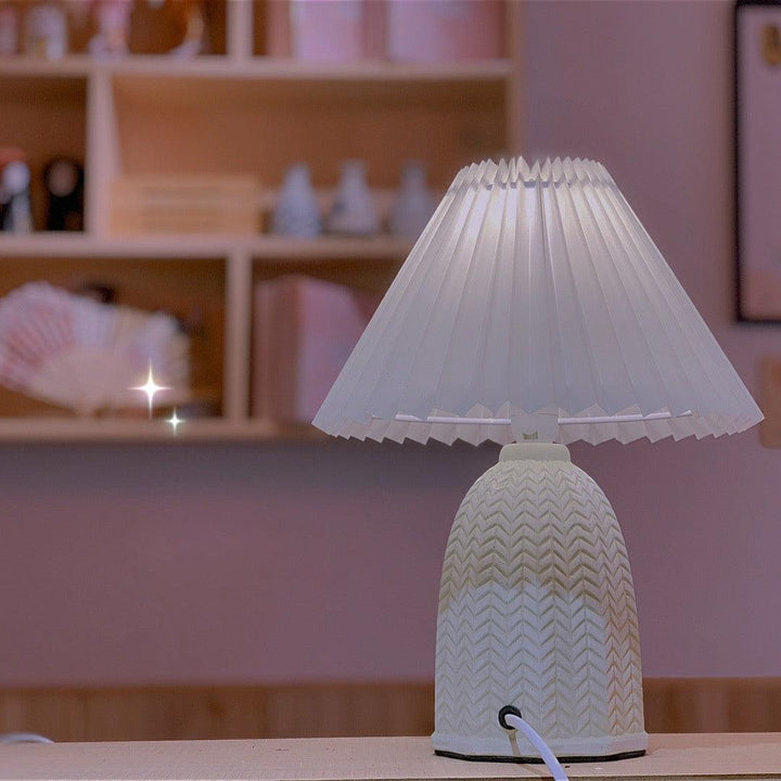 Vintage Pleated Desk lamp Table Lamp | Kalsten