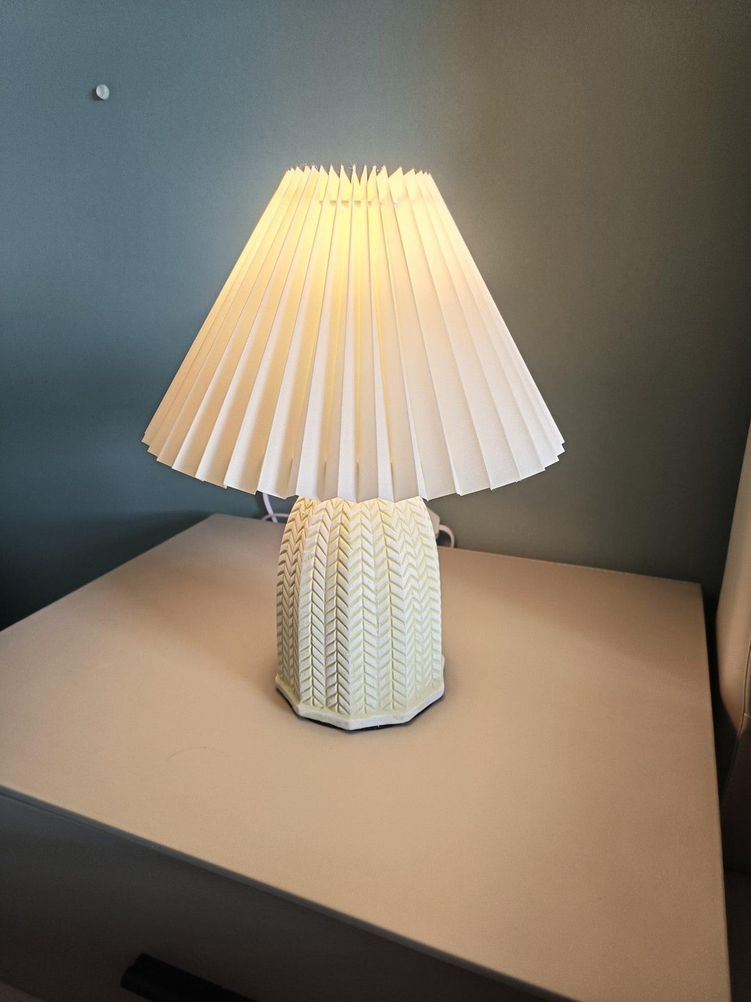 Vintage Pleated Desk lamp Table Lamp | Kalsten