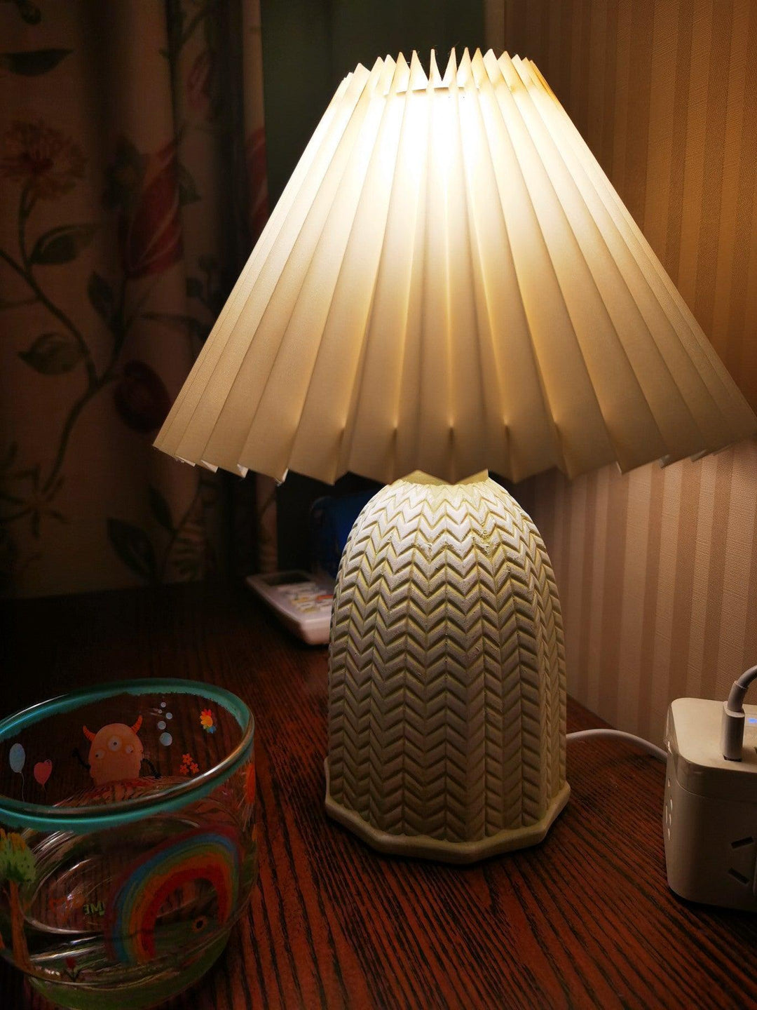 Vintage Pleated Desk lamp Table Lamp | Kalsten