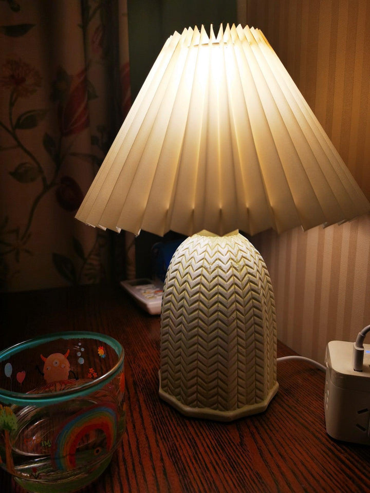 Vintage Pleated Desk lamp Table Lamp | Kalsten