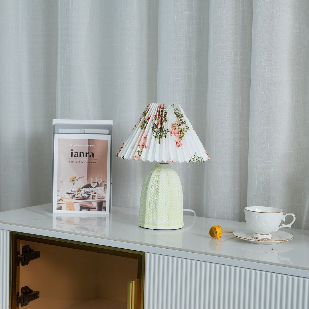 Vintage Pleated Desk lamp Table Lamp | Kalsten