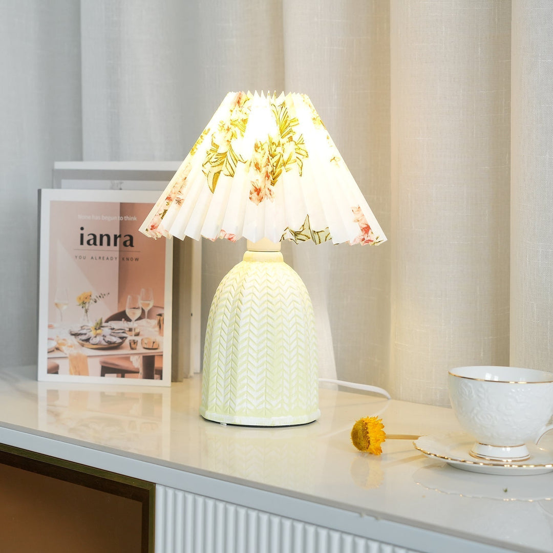 Vintage Pleated Desk lamp Table Lamp | Kalsten