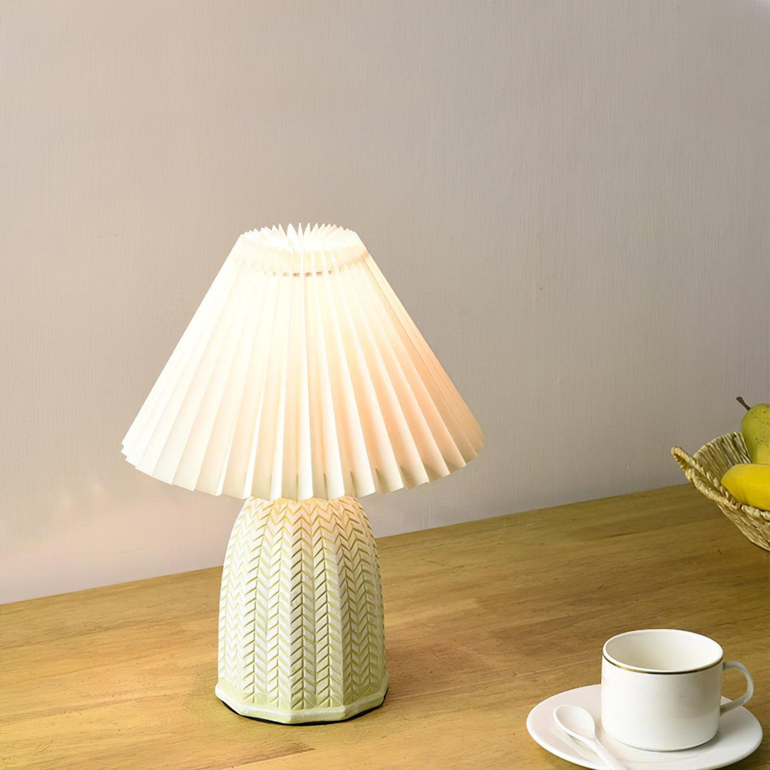 Vintage Pleated Desk lamp Table Lamp | Kalsten