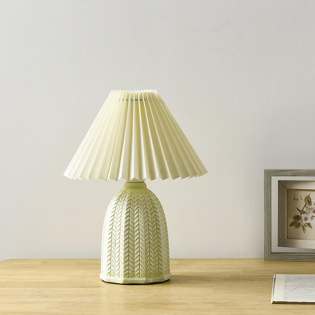 Vintage Pleated Desk lamp Table Lamp | Kalsten