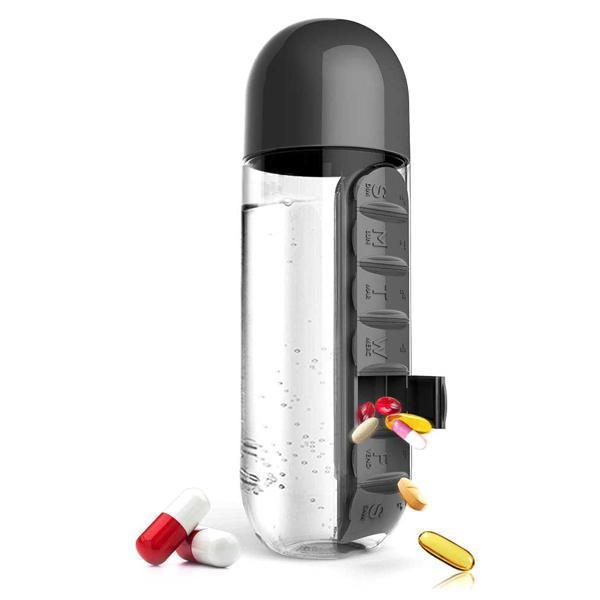 Vitamin Pill Box Water Bottle | Kalsten