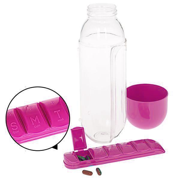 Vitamin Pill Box Water Bottle | Kalsten