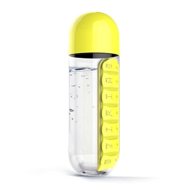 Vitamin Pill Box Water Bottle | Kalsten