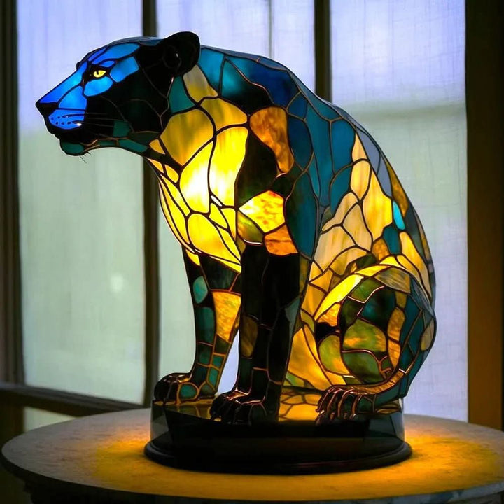 Artistic table lamp with animal motif for stylish accents | Kalsten