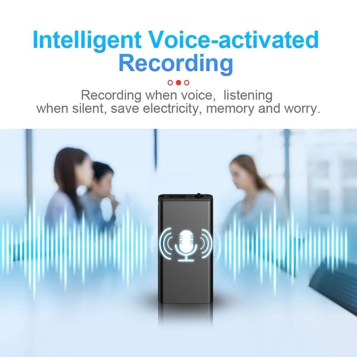 Kalsten | Ultra-light Dictaphone with Voice Activation & 32 GB Storage