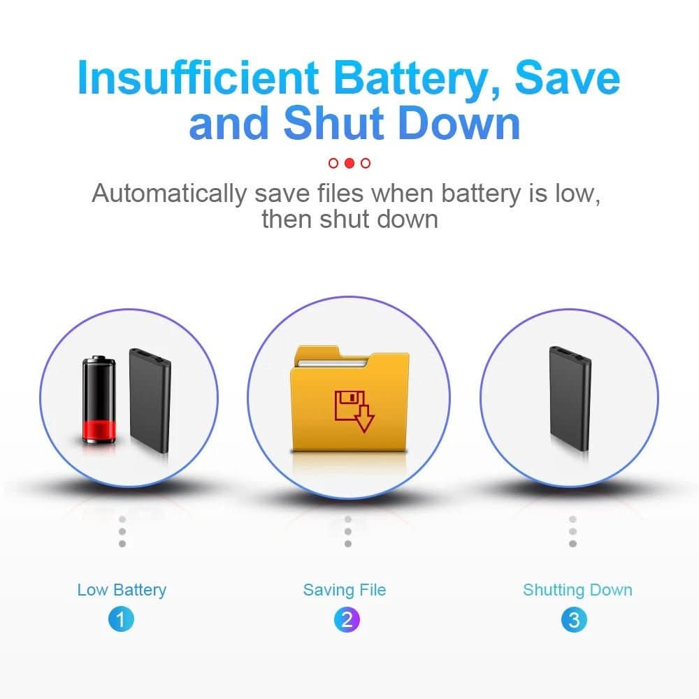 Kalsten | Ultra-light Dictaphone with Voice Activation & 32 GB Storage