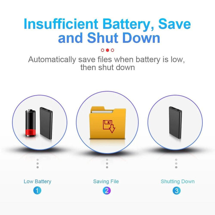 Kalsten | Ultra-light Dictaphone with Voice Activation & 32 GB Storage