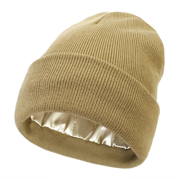 Noor Silk & Wool Winter Hat (Anti-Frizz)