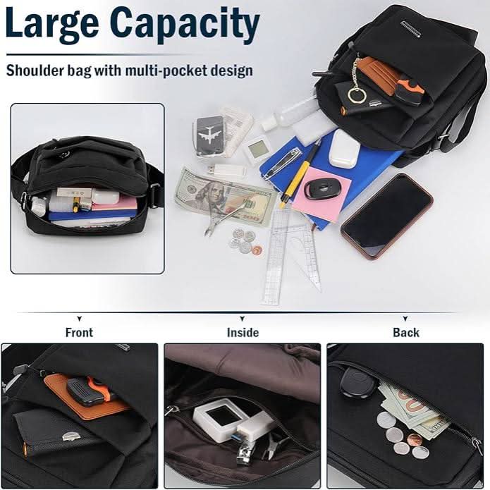 Kalsten | Waterproof Men's Shoulder Bag with Anti-Theft Design