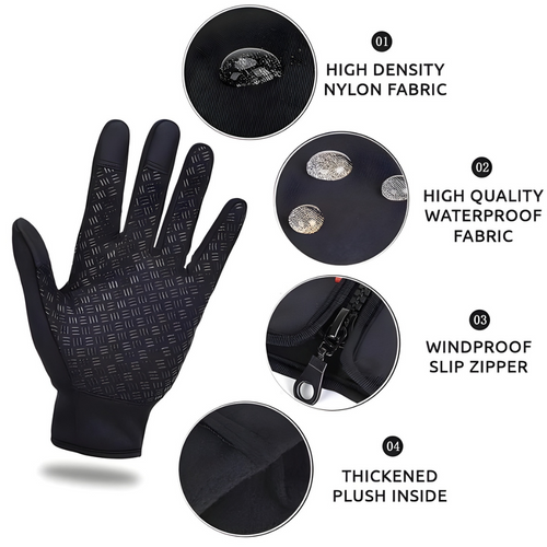 Water Resistant Windproof Winter Thermal Gloves Noxord