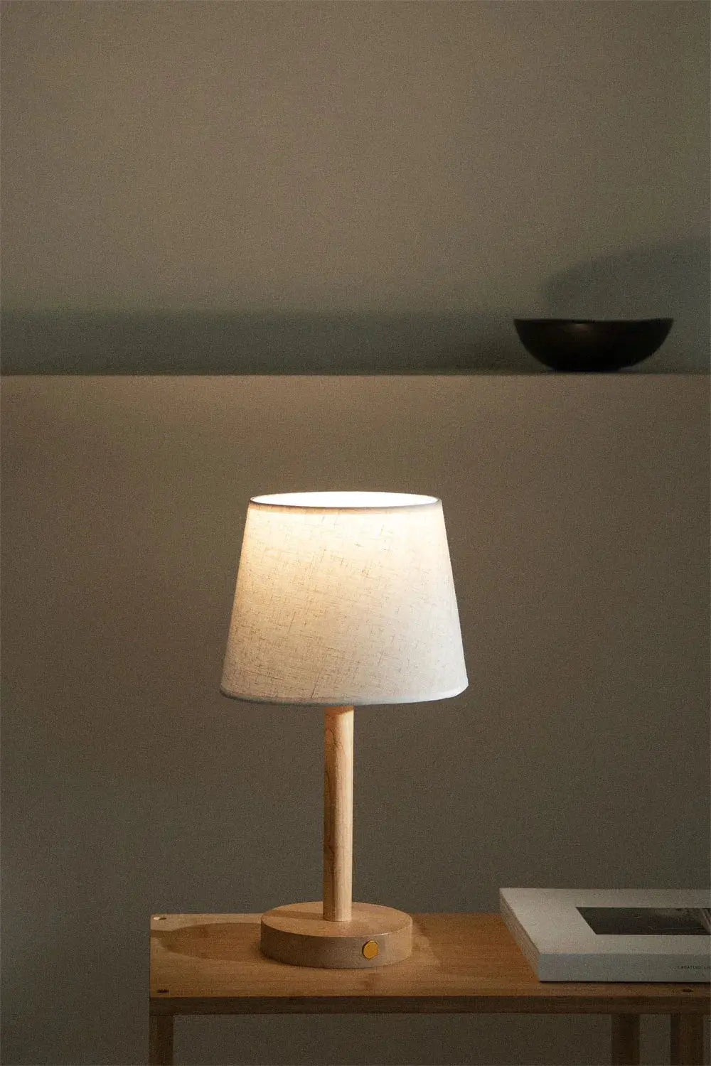 Wooden LED Night Light WoodGlow – Modern & Wireless Light Noxord