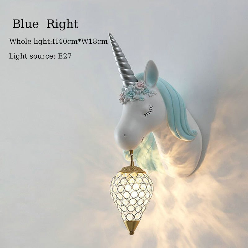 Magical Unicorn Wall Lamp for Children – Playful & Warm Light Kalsten