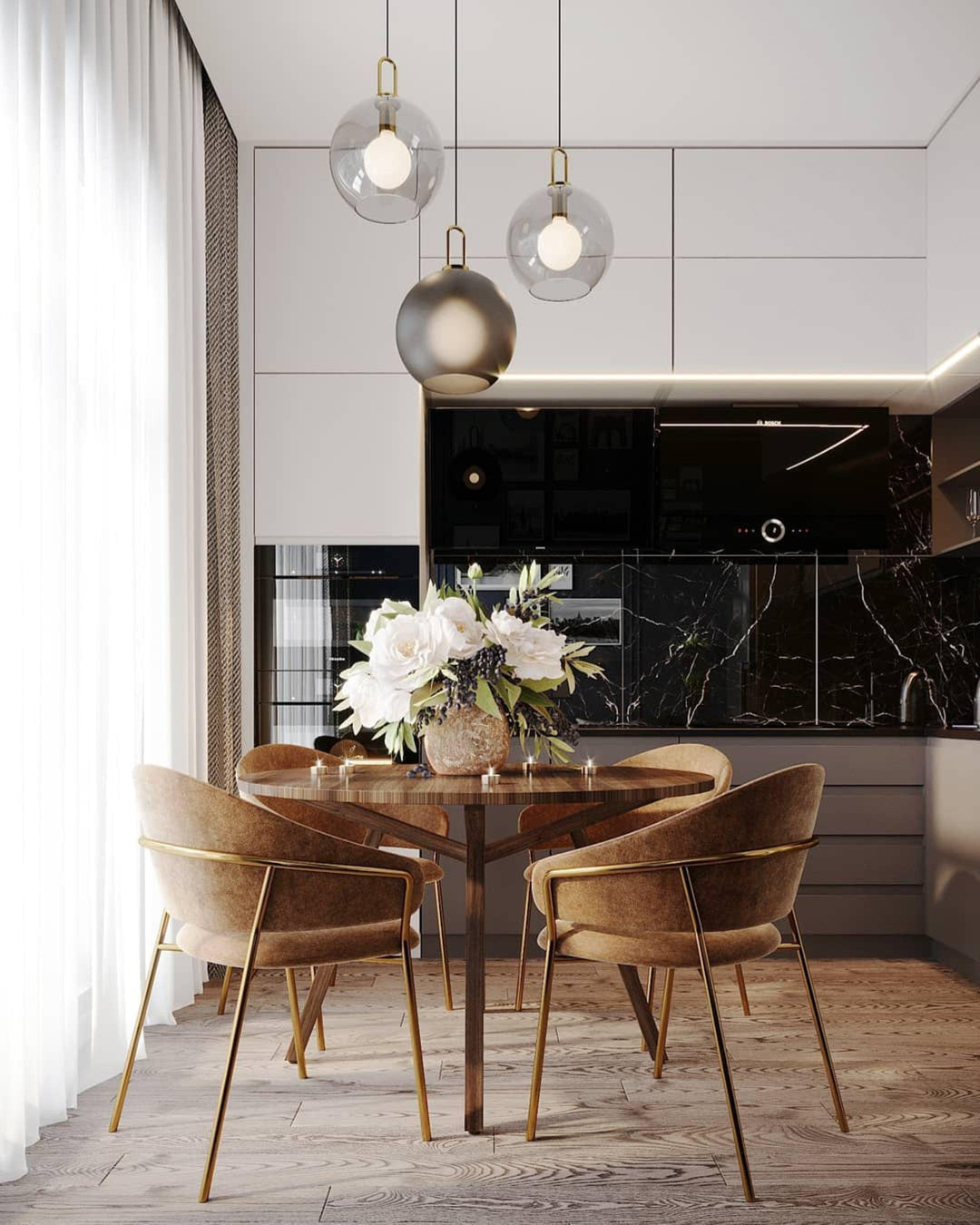 Glass Houselight Pendant Swag Light | Kalsten
