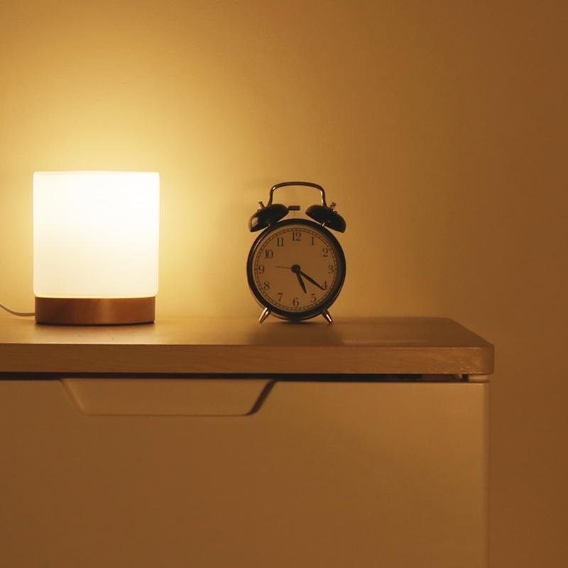 LumiGlow Refined Glass Table Lamp with Touch-LED Kalsten