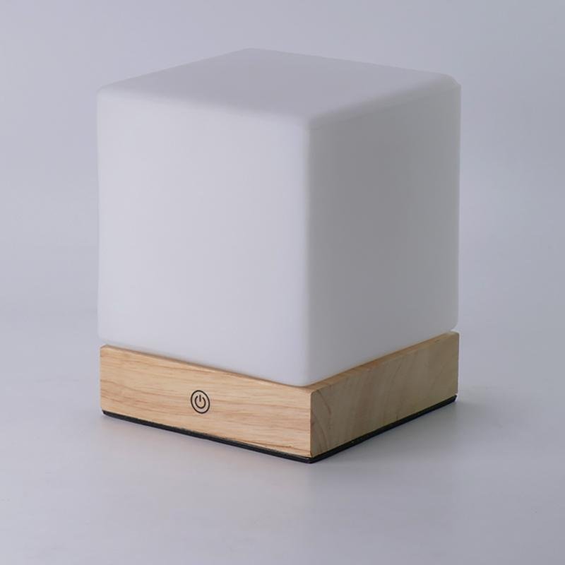 GlowCube Wireless LED Table Lamp – Modern and Energy Efficient Noxord