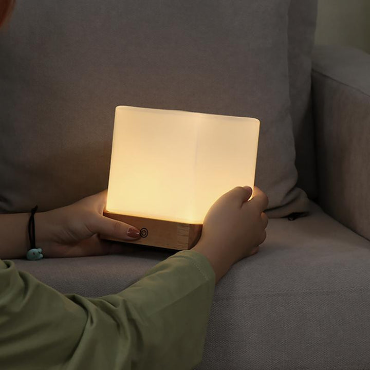 GlowCube Wireless LED Table Lamp – Modern and Energy Efficient Noxord