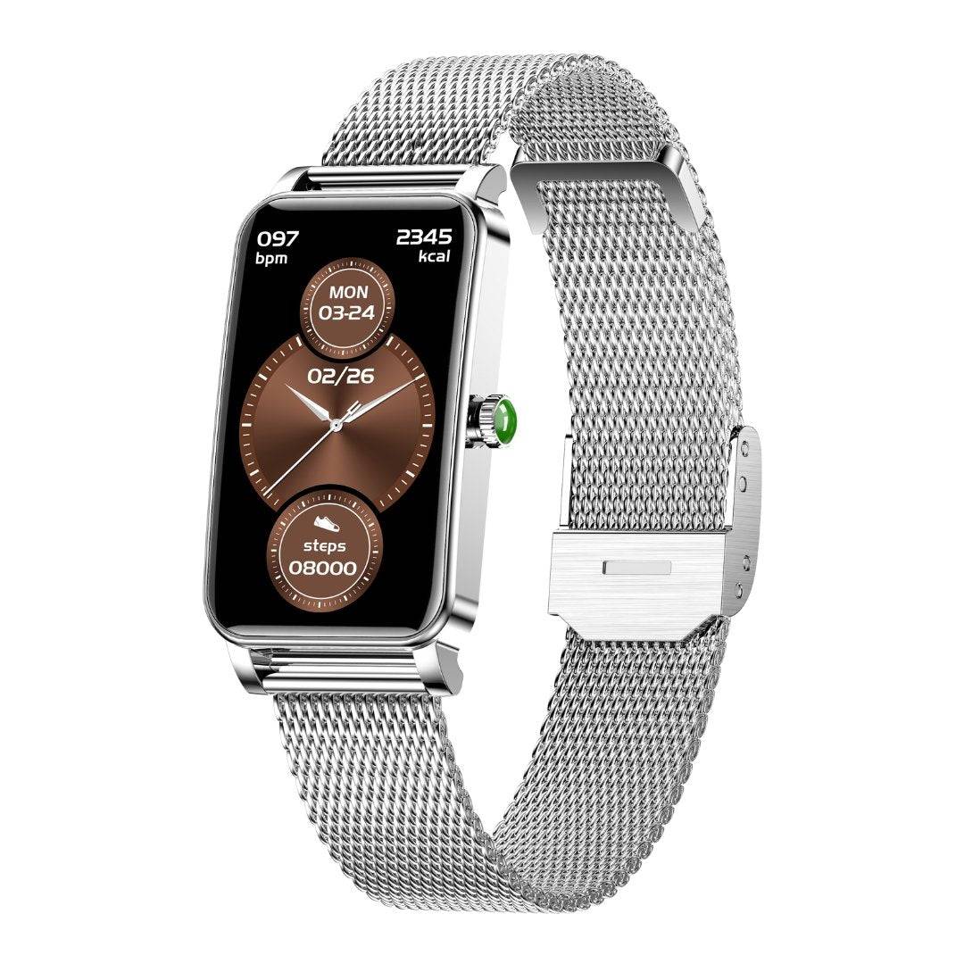 Kalsten | Zelina Women’s Smartwatch – Stylish Fitness Tracker with Heart Rate, Sleep Monitor & Notifications