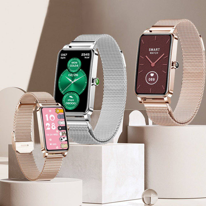 Kalsten | Zelina Women’s Smartwatch – Stylish Fitness Tracker with Heart Rate, Sleep Monitor & Notifications