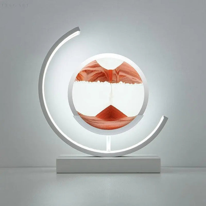 ZenScape Harmony Lamp – Atmospheric Lighting with Moving Sand Artwork Noxord