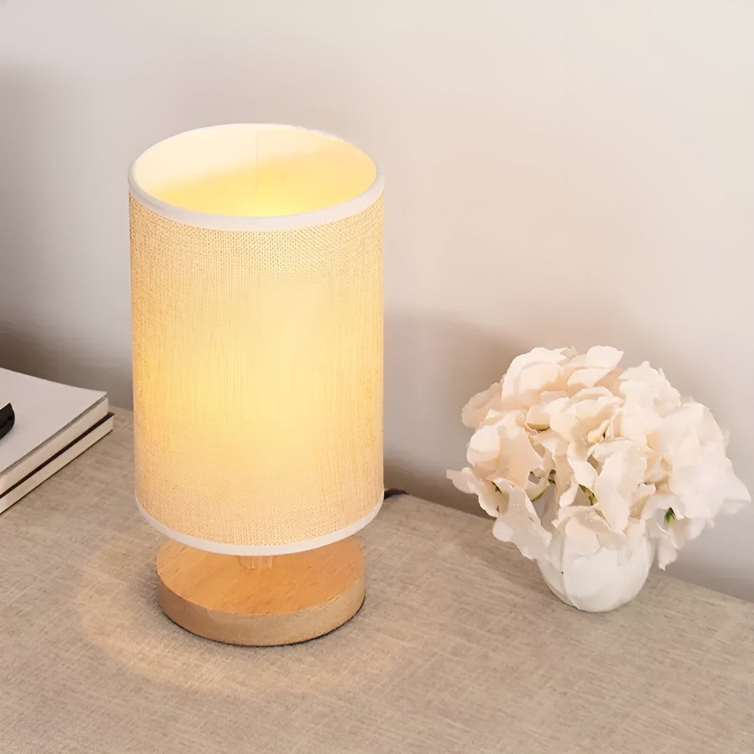 Elegant ZenShade LED - Table lamp for Luxury Bedroom Lighting Noxord