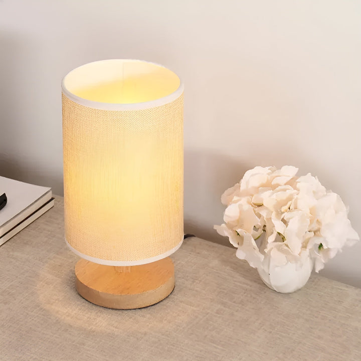 Elegant ZenShade LED - Table lamp for Luxury Bedroom Lighting Noxord