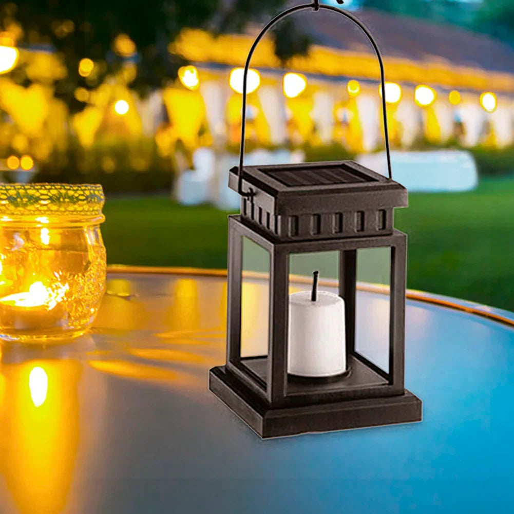 Solar-powered candle lanterns for garden and balcony – Weatherproof, Decorative LED lighting | Kalsten