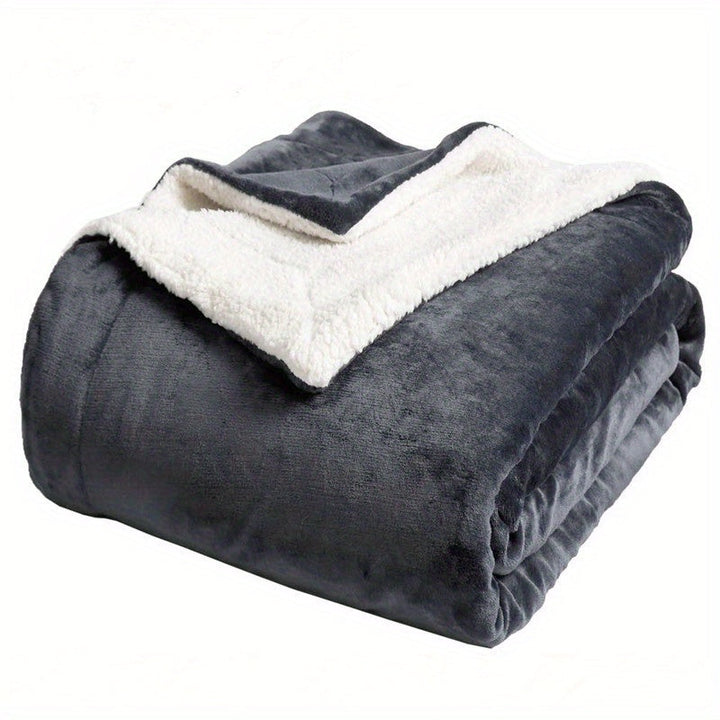 Chic Sherpa Fleece Blanket for Optimal Comfort Noxord