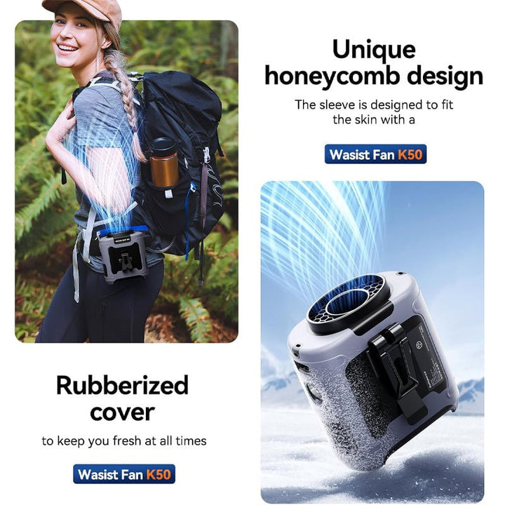 Portable belt fan with USB charging | Kalsten