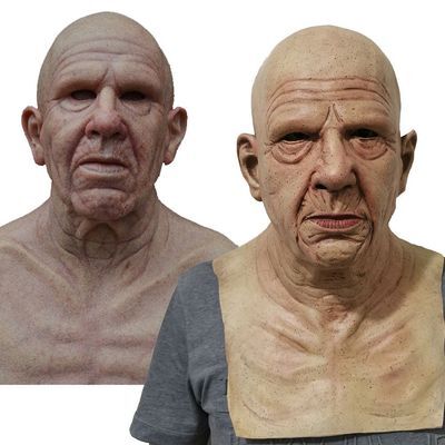Creepy Old Man Mask – Realistic Latex Halloween Mask for Adults | Kalsten