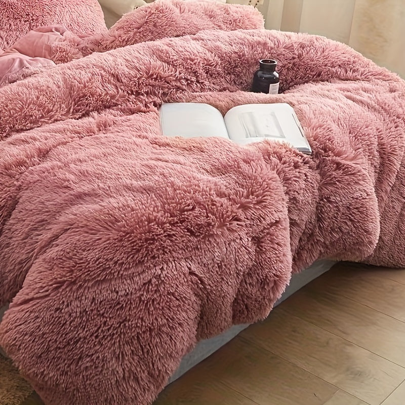 Ultra Soft Plush Duvet Cover Set with Zipper - Luxury & Comfort Kalsten