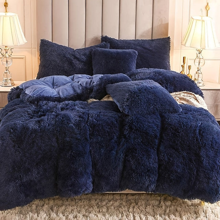 Ultra Soft Plush Duvet Cover Set with Zipper - Luxury & Comfort Kalsten