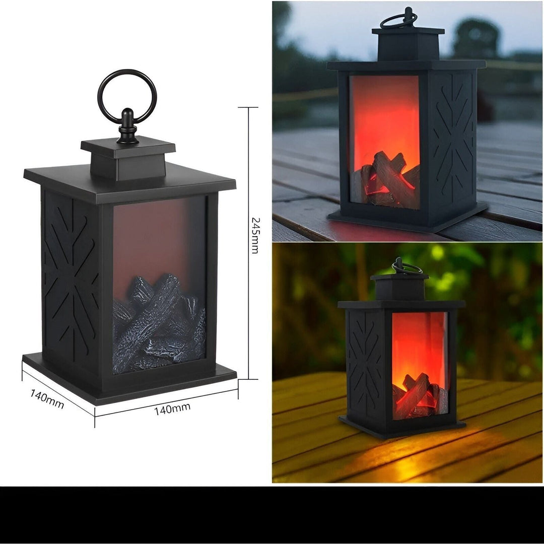 RadiantFlame LED Lantern – Realistic Flame Table Lamp for Cosy Ambient Lighting | Kalsten