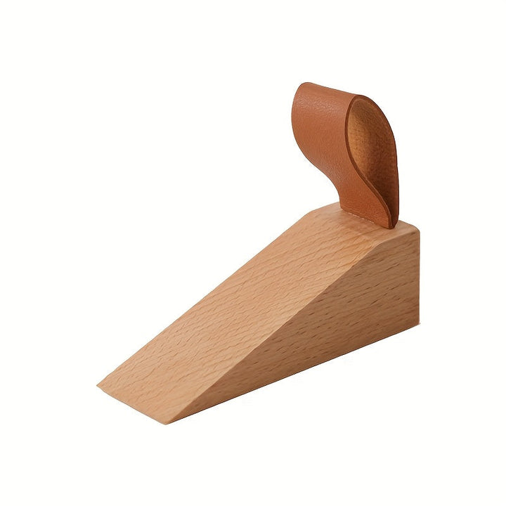 NordGrip Wooden Doorstopper – Scandinavian Design with Non-Slip Base | Kalsten